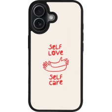 iPhone 17 Case Hülle - Silikon schwarz Saint Valentines Day 26 Self love self care