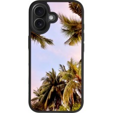 iPhone 17 Case Hülle - Silikon schwarz Summer 2023 palm tree vibe