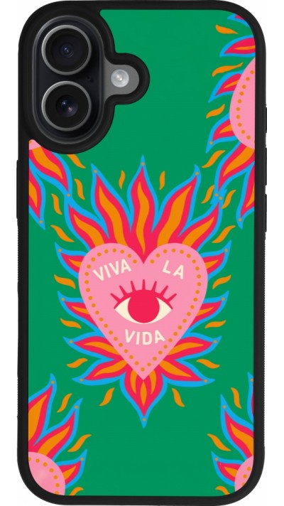 iPhone 17 Case Hülle - Silikon schwarz Viva la vida 2026
