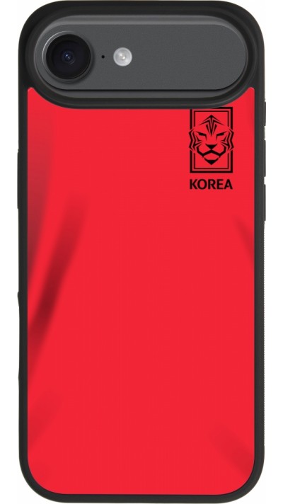 iPhone Air Case Hülle - Silikon schwarz Südkorea 2022 personalisierbares Fussballtrikot