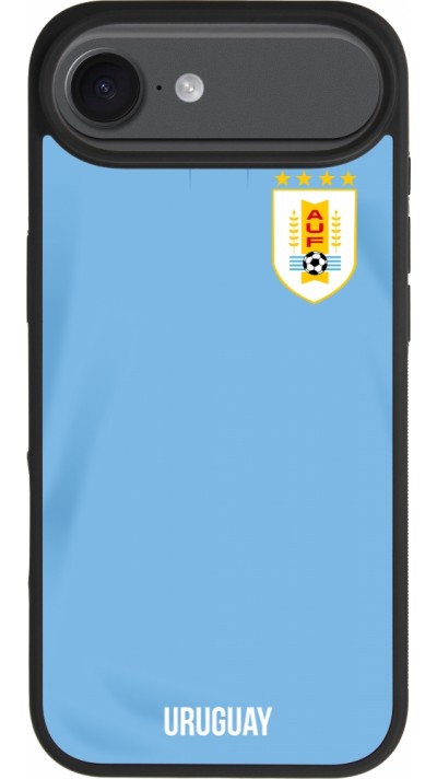 iPhone Air Case Hülle - Silikon schwarz Uruguay 2022 personalisierbares Fussballtrikot