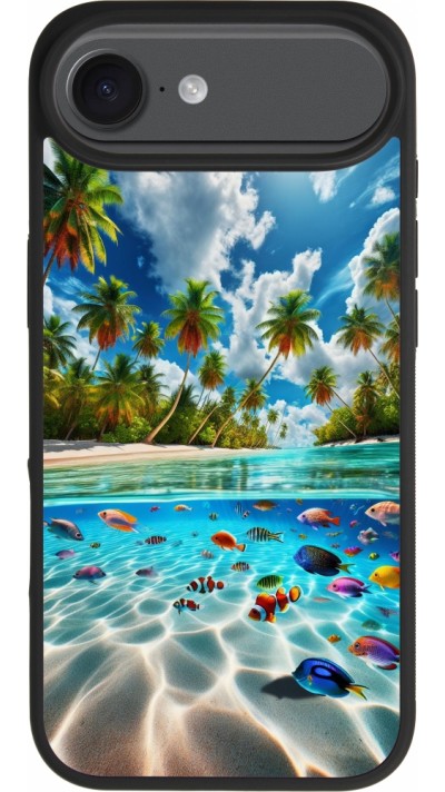 iPhone Air Case Hülle - Silikon schwarz Strandparadies