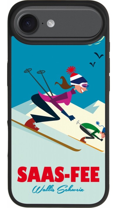 iPhone Air Case Hülle - Silikon schwarz Saas-Fee Ski Downhill iPhone Air Case Hülle - Silikon schwarz Saas-Fee Ski Downhill