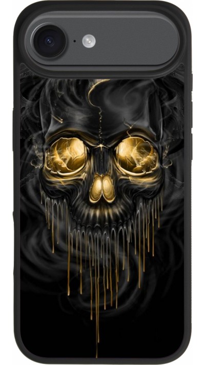 iPhone Air Case Hülle - Silikon schwarz Skull 02 iPhone Air Case Hülle - Silikon schwarz Skull 02
