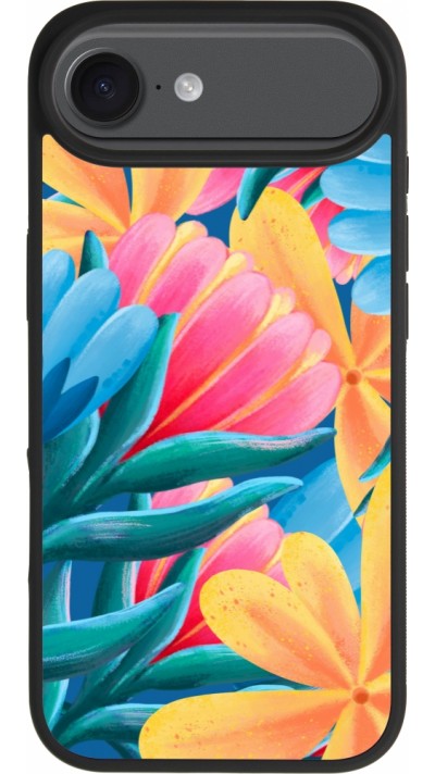iPhone Air Case Hülle - Silikon schwarz Spring 23 colorful flowers iPhone Air Case Hülle - Silikon schwarz Spring 23 colorful flowers