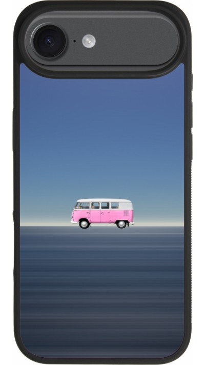 iPhone Air Case Hülle - Silikon schwarz Spring 23 pink bus