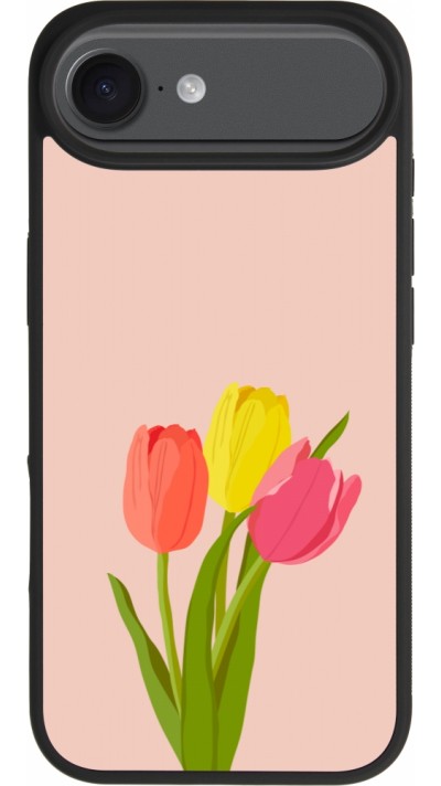 iPhone Air Case Hülle - Silikon schwarz Spring 23 tulip trio