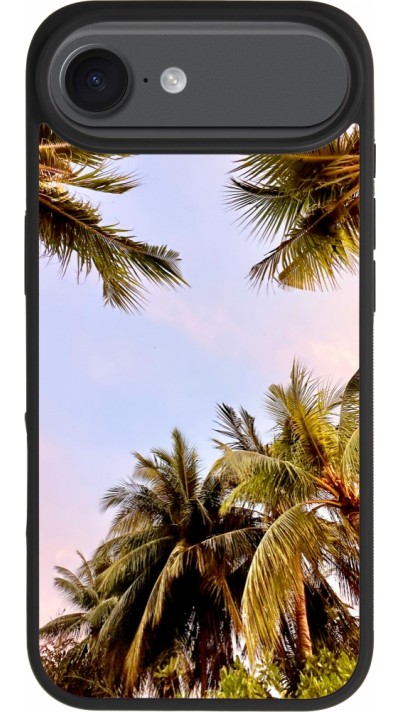 iPhone Air Case Hülle - Silikon schwarz Summer 2023 palm tree vibe