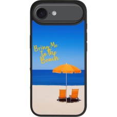 iPhone Air Case Hülle - Silikon schwarz Summer 2025 Bring me to the beach