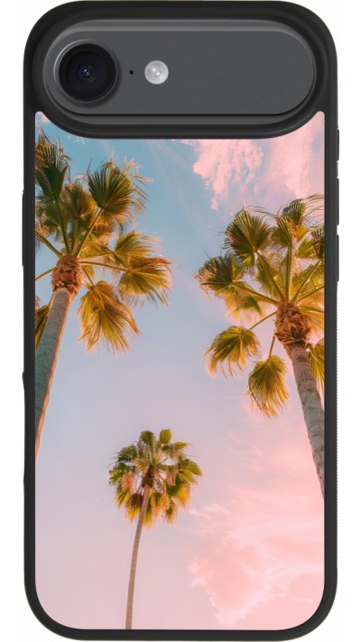 iPhone Air Case Hülle - Silikon schwarz Summer 2025 Palmiers