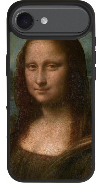Coque iPhone Air - Silicone rigide noir Tableau art - La Joconde - Léonard de Vinci
