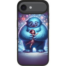 iPhone Air Case Hülle - Silikon schwarz Valentin 2024 Flauschige Liebe