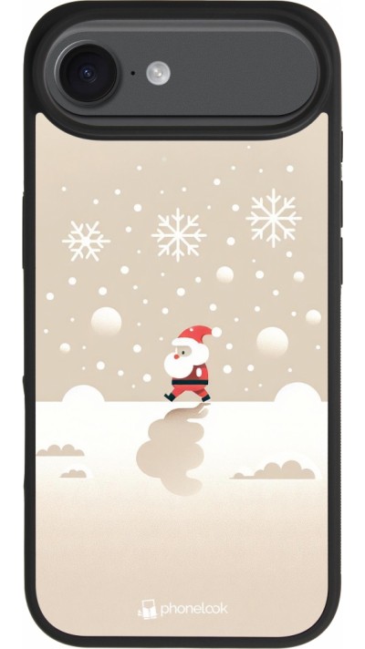 iPhone Air Case Hülle - Silikon schwarz Weihnachten 2023 Minimalistischer Weihnachtsmann