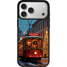 iPhone 17 Pro Max Case Hülle - Silikon schwarz Christmas 25 Xmas Train
