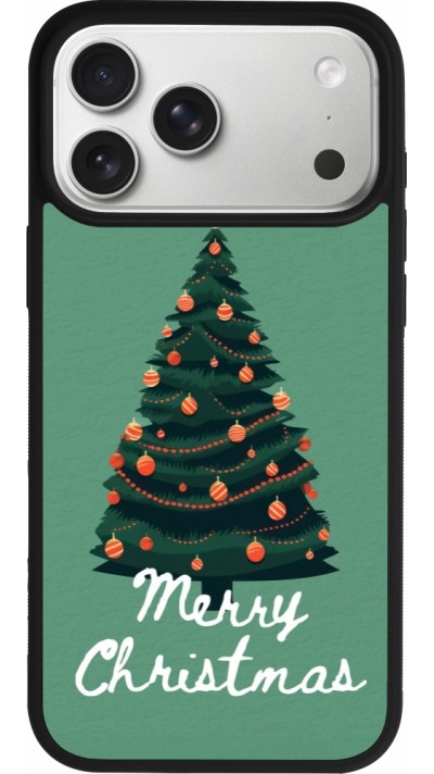 iPhone 17 Pro Max Case Hülle - Silikon schwarz Christmas 25 Xmas Tree