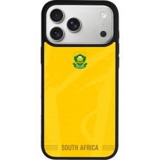 iPhone 17 Pro Max Case Hülle - Silikon schwarz Südafrika 2026 personalisierbares Fussballtrikot