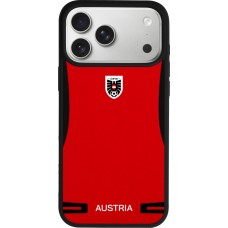 iPhone 17 Pro Max Case Hülle - Silikon schwarz Österreich 2026 personalisierbares Fussballtrikot