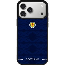 iPhone 17 Pro Max Case Hülle - Silikon schwarz Schottland 2026 personalisierbares Fussballtrikot