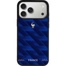 iPhone 17 Pro Max Case Hülle - Silikon schwarz Frankreich 2026 personalisierbares Fussballtrikot