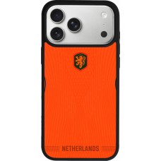 iPhone 17 Pro Max Case Hülle - Silikon schwarz Niederlande 2026 personalisierbares Fussballtrikot