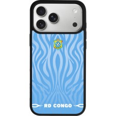 iPhone 17 Pro Max Case Hülle - Silikon schwarz Demokratische Republik Kongo 2026 personalisierbares Fussballtrikot