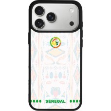 iPhone 17 Pro Max Case Hülle - Silikon schwarz Senegal 2026 personalisierbares Fussballtrikot