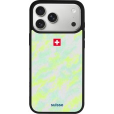iPhone 17 Pro Max Case Hülle - Silikon schwarz Schweiz Away 2026 personalisierbares Fussballtrikot