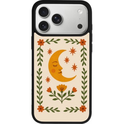 iPhone 17 Pro Max Case Hülle - Silikon schwarz Half moon stamp 2026