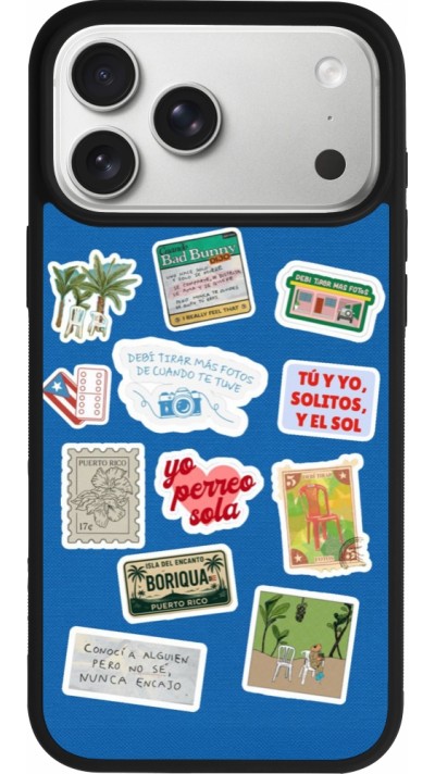 Coque iPhone 17 Pro Max - Silicone rigide noir Seals of the Dominican Republic DTMF