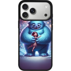 iPhone 17 Pro Max Case Hülle - Silikon schwarz Valentin 2024 Flauschige Liebe