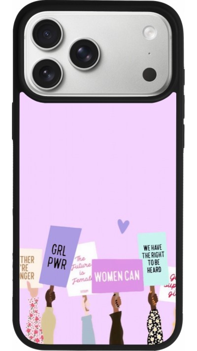 iPhone 17 Pro Max Case Hülle - Silikon schwarz Womens day 2026 9