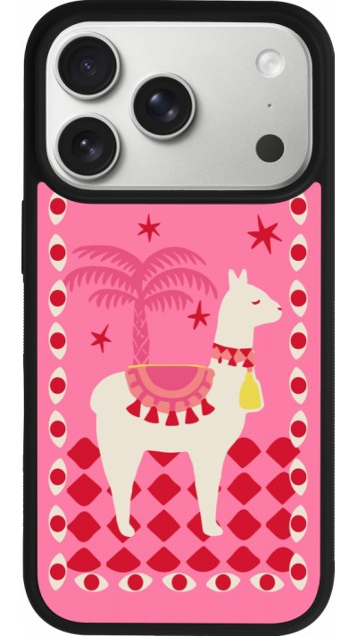 Coque iPhone 17 Pro - Silicone rigide noir Alpaca 2026