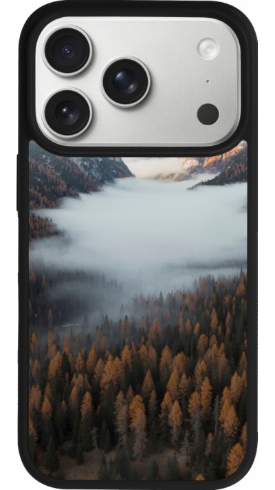 iPhone 17 Pro Case Hülle - Silikon schwarz Autumn 22 forest lanscape