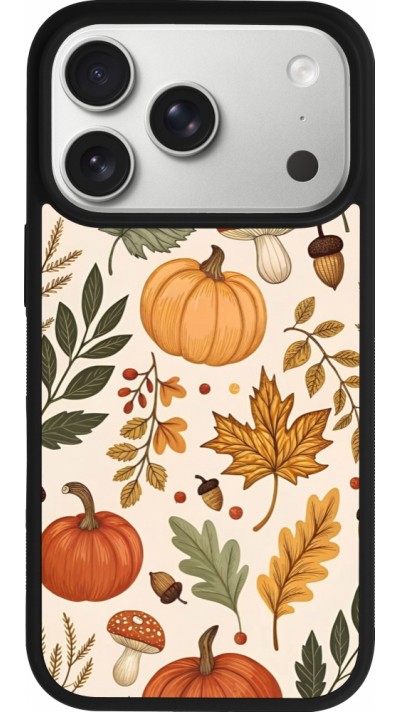 iPhone 17 Pro Case Hülle - Silikon schwarz Autumn 25 Autumn pattern