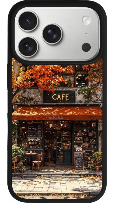 iPhone 17 Pro Case Hülle - Silikon schwarz Autumn 25 Coffee shop