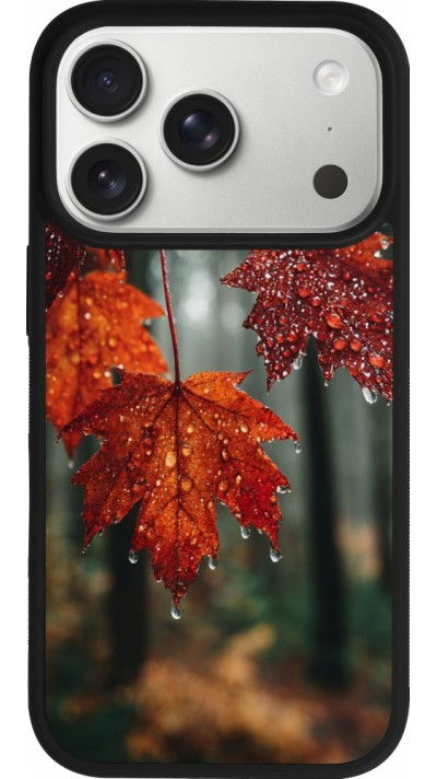 iPhone 17 Pro Case Hülle - Silikon schwarz Autumn 25 Rain