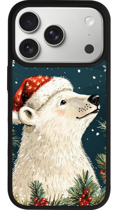 iPhone 17 Pro Case Hülle - Silikon schwarz Christmas 25 Bear