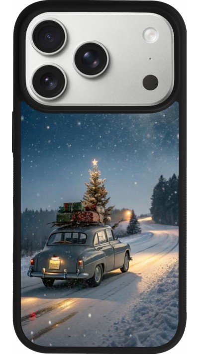 iPhone 17 Pro Case Hülle - Silikon schwarz Christmas 25 Car with Tree Xmas