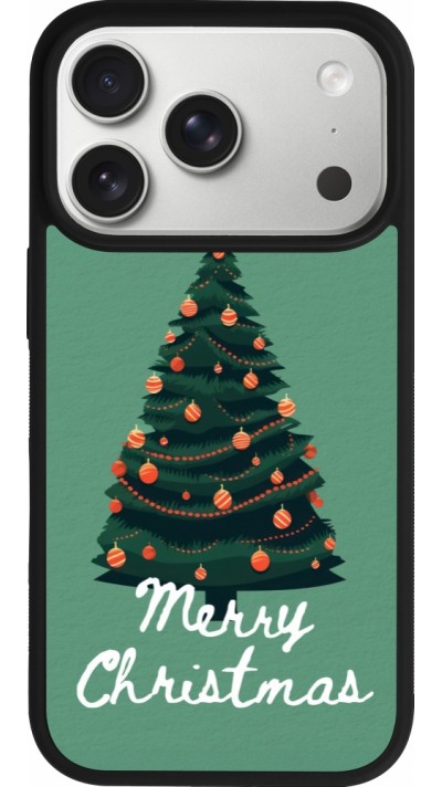 iPhone 17 Pro Case Hülle - Silikon schwarz Christmas 25 Xmas Tree