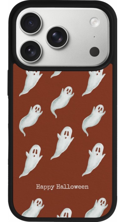iPhone 17 Pro Case Hülle - Silikon schwarz Halloween 2025 Pattern of ghosts