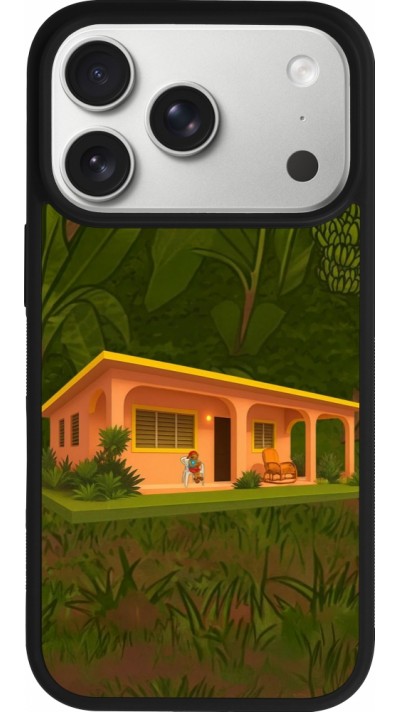 iPhone 17 Pro Case Hülle - Silikon schwarz Benitos house DTMF