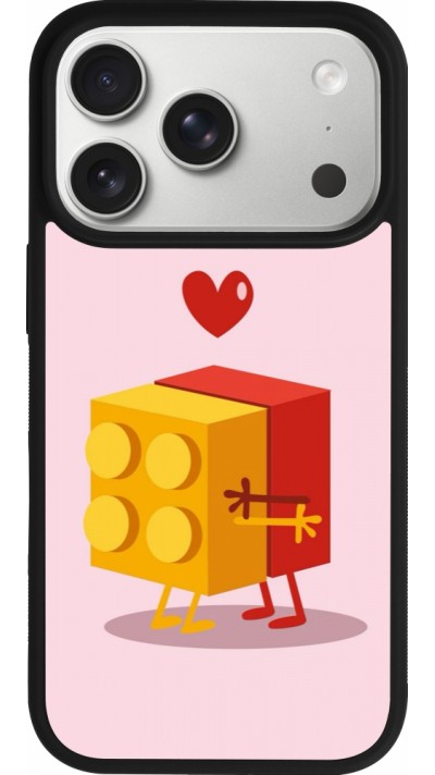 Coque iPhone 17 Pro - Silicone rigide noir Saint Valentines Day 26 Puzzle