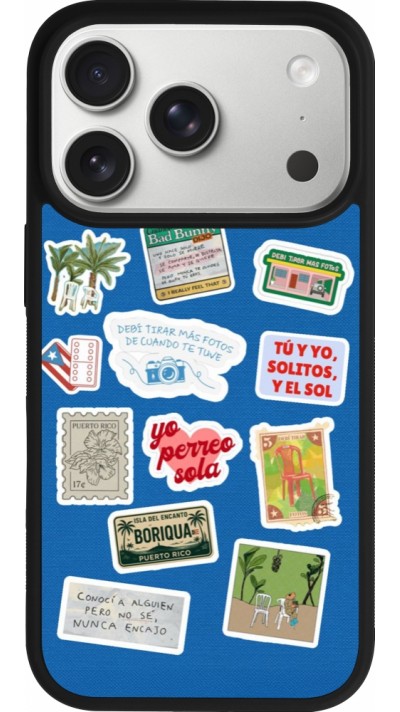 iPhone 17 Pro Case Hülle - Silikon schwarz Seals of the Dominican Republic DTMF