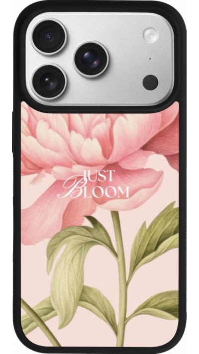 iPhone 17 Pro Case Hülle - Silikon schwarz Just Bloom Spring 2026