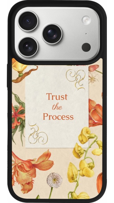 iPhone 17 Pro Case Hülle - Silikon schwarz Trust the process Spring 2026