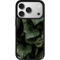 Coque iPhone 17 Pro - Silicone rigide noir Spring 23 fresh plants