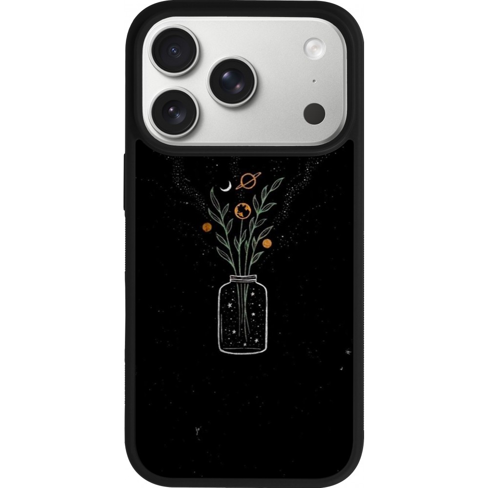 iPhone 17 Pro Case Hülle - Silikon schwarz Vase black