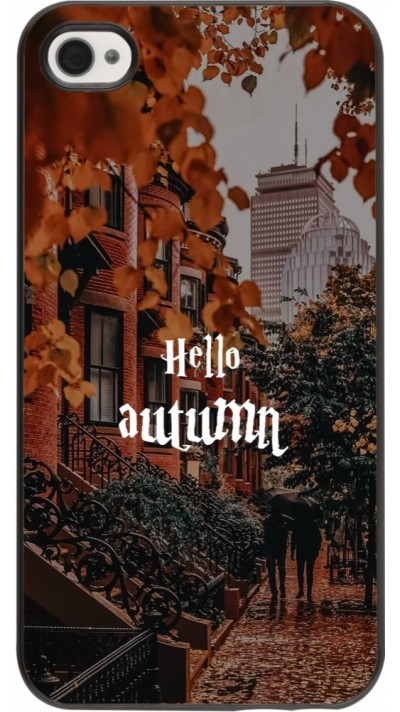 iPhone 4/4s Case Hülle - Autumn 25 Hello autumn