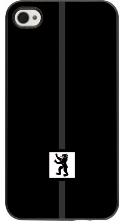 iPhone 4/4s Case Hülle - Kanton AI schwarz iPhone 4/4s Case Hülle - Kanton AI schwarz