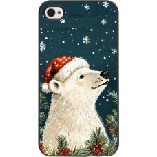 iPhone 4/4s Case Hülle - Christmas 25 Bear